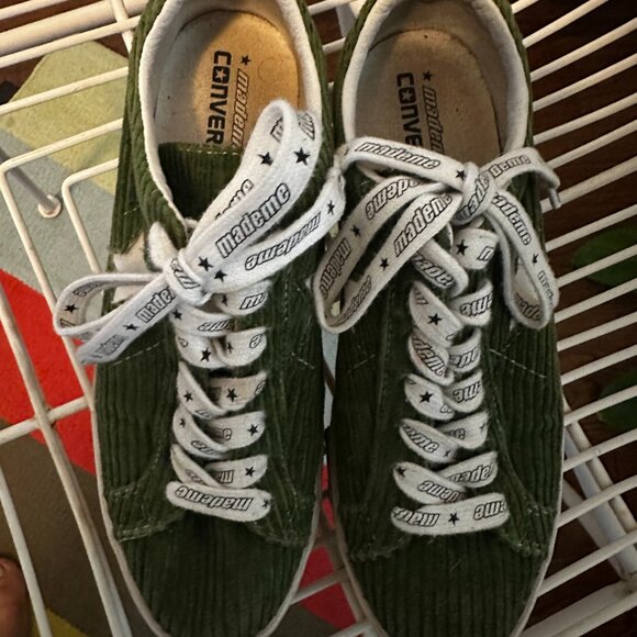Converse One Star Platform Ox MadeMe Garden Green (Women's) sz 9 - Picture 3 of 5